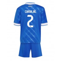 Real Madrid Daniel Carvajal #2 Tretí Detský futbalový dres 2025-26 Krátky Rukáv (+ trenírky)